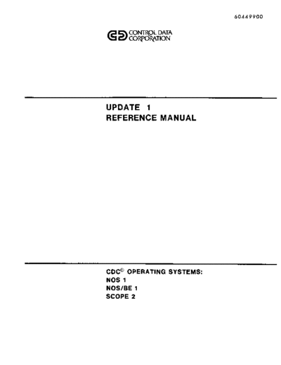 cdc 60449900B Update 1 Reference Mar78  . Rare and Ancient Equipment cdc cyber software 60449900B_Update_1_Reference_Mar78.pdf