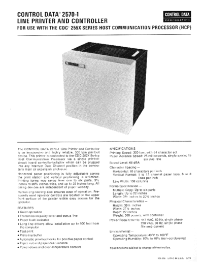 cdc 2570-1 Mar74  . Rare and Ancient Equipment cdc cyber brochures 2570-1_Mar74.pdf