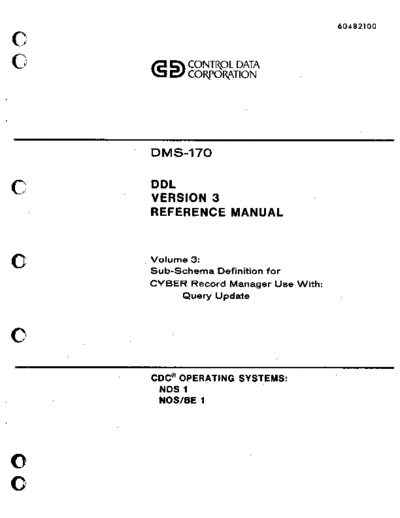 cdc 60482100C DMS-170 DDL Version 3 Reference Vol3 Sep80  . Rare and Ancient Equipment cdc cyber software 60482100C_DMS-170_DDL_Version_3_Reference_Vol3_Sep80.pdf