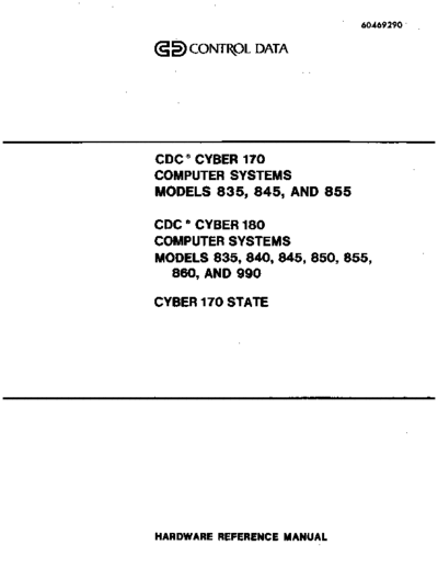 cdc 60469290E CYBER 170 180 Hardware May85  . Rare and Ancient Equipment cdc cyber cyber_170 60469290E_CYBER_170_180_Hardware_May85.pdf