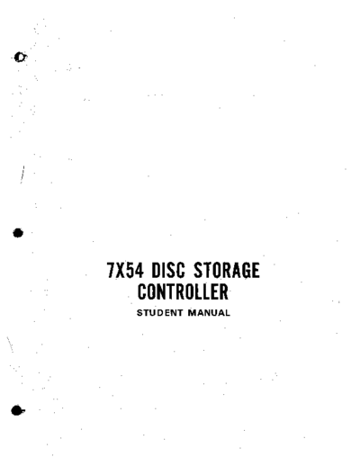 cdc 75440773 7x54 Disc Storage Control Student Manual  . Rare and Ancient Equipment cdc discs BR3Dx 75440773_7x54_Disc_Storage_Control_Student_Manual.pdf