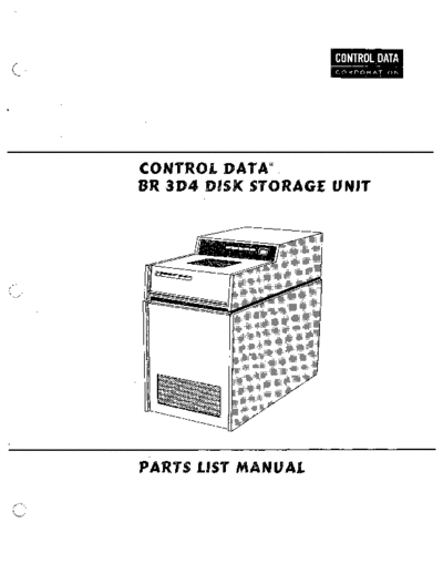 cdc 83313300A BR3D4 Parts List Manual Feb75  . Rare and Ancient Equipment cdc discs BR3Dx 83313300A_BR3D4_Parts_List_Manual_Feb75.pdf
