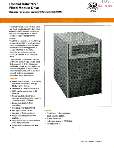 cdc CDC 9775 Brochure May80  . Rare and Ancient Equipment cdc discs brochures CDC_9775_Brochure_May80.pdf