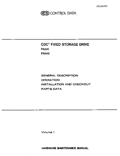 cdc 83324500N PA5Ax 160mb FSD Vol1 Jan88  . Rare and Ancient Equipment cdc discs fsd 83324500N_PA5Ax_160mb_FSD_Vol1_Jan88.pdf