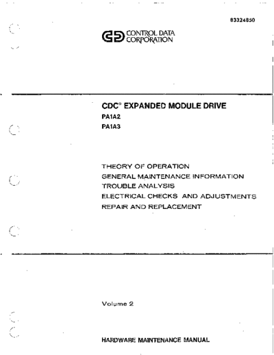 cdc 83324850A PA1A2 PA1A3 XMD Volume 2 Jun84  . Rare and Ancient Equipment cdc discs xmd 83324850A_PA1A2_PA1A3_XMD_Volume_2_Jun84.pdf