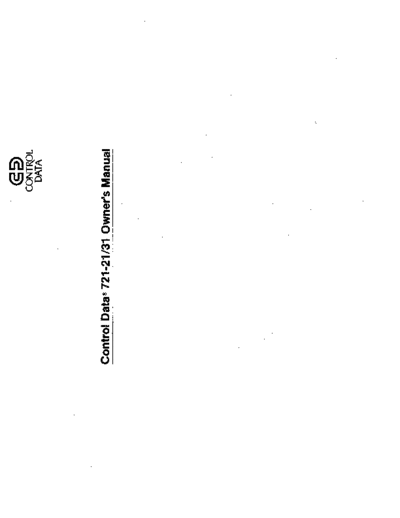 cdc 62950101B 721 Owners Manual 1983  . Rare and Ancient Equipment cdc terminal 721 62950101B_721_Owners_Manual_1983.pdf