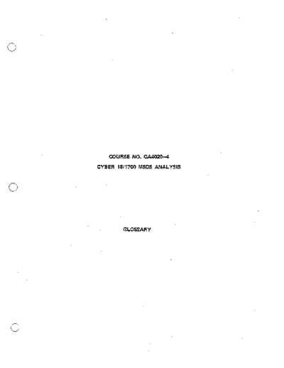 cdc QA4010-4A CYBER 18 MSOS Analylsis Glossary Nov78  . Rare and Ancient Equipment cdc 1700 msos QA4010-4A_CYBER_18_MSOS_Analylsis_Glossary_Nov78.pdf