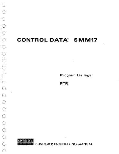 cdc 60220400E SMM17 Program Listings PTR Feb75  . Rare and Ancient Equipment cdc 1700 smm17 60220400E_SMM17_Program_Listings_PTR_Feb75.pdf
