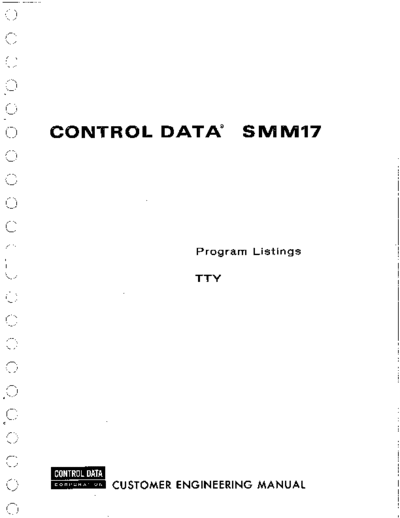 cdc 60220500F SMM17 Program Listings TTY Feb75  . Rare and Ancient Equipment cdc 1700 smm17 60220500F_SMM17_Program_Listings_TTY_Feb75.pdf