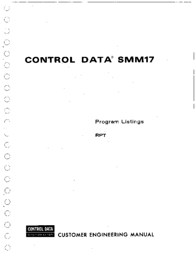 cdc 60220900F SMM17 Program Listings RPT Feb75  . Rare and Ancient Equipment cdc 1700 smm17 60220900F_SMM17_Program_Listings_RPT_Feb75.pdf