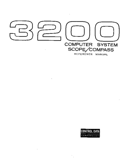 cdc 60057700 3200scope Sep64  . Rare and Ancient Equipment cdc 3x00 24bit 60057700_3200scope_Sep64.pdf