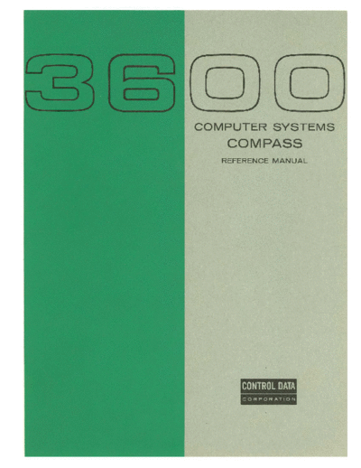 cdc 60052500C COMPASS Ref Dec67  . Rare and Ancient Equipment cdc 3x00 48bit 60052500C_COMPASS_Ref_Dec67.pdf
