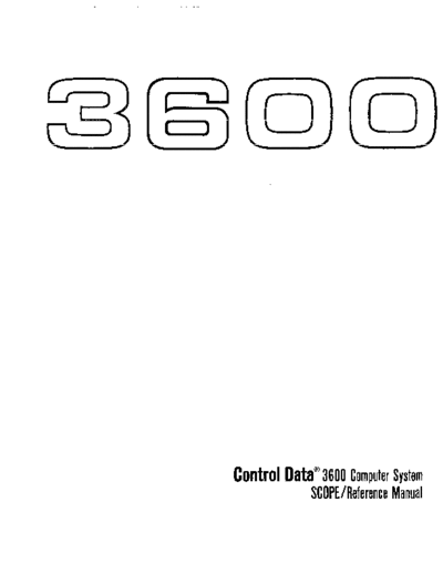 cdc 60053300 SCOPE Ref Sep64  . Rare and Ancient Equipment cdc 3x00 48bit 60053300_SCOPE_Ref_Sep64.pdf