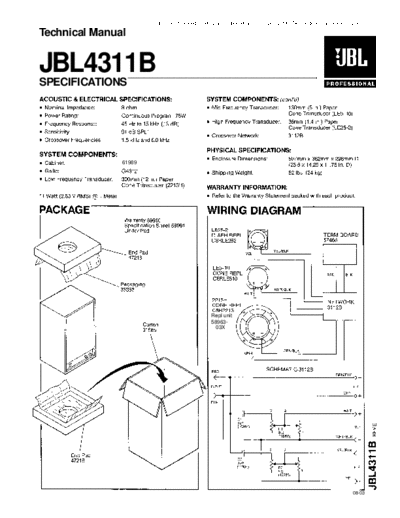 JBL hfe jbl 4311b technical en  JBL Audio 4311 hfe_jbl_4311b_technical_en.pdf