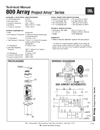 JBL 800 array ts 178  JBL Audio 800 800_array_ts_178.pdf