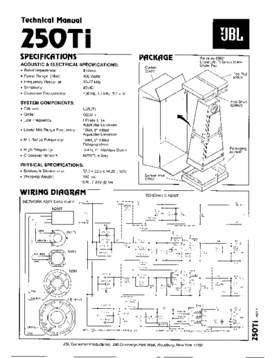 JBL jbl 250ti ts 103  JBL Audio 250ti jbl_250ti_ts_103.pdf