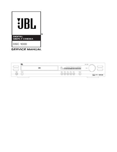 JBL hfe jbl dsc 1000 service en  JBL Audio DSC 1000 hfe_jbl_dsc_1000_service_en.pdf