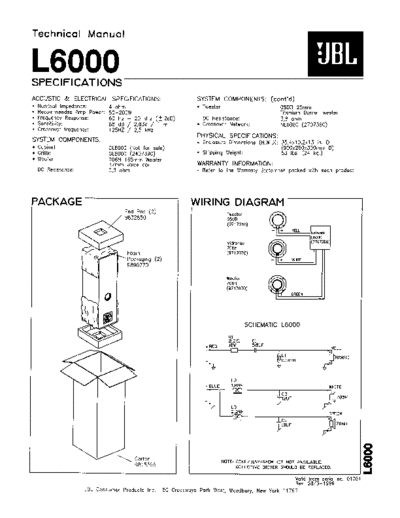 JBL hfe jbl l6000 technical en  JBL Audio L6000 hfe_jbl_l6000_technical_en.pdf