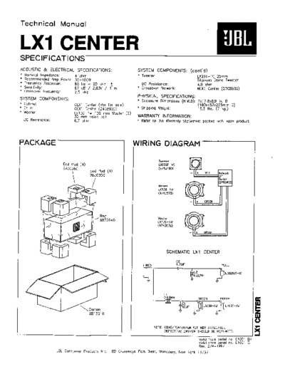 JBL hfe   lx1 technical manual en  JBL Audio LX1 hfe_jbl_lx1_technical_manual_en.pdf