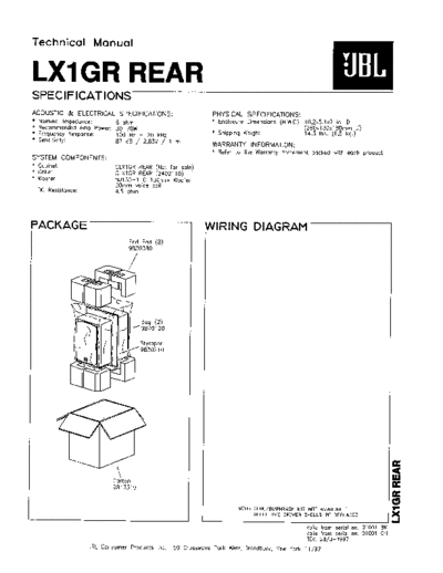 JBL hfe jbl lx1gr rear technical manual en  JBL Audio LX1GR hfe_jbl_lx1gr_rear_technical_manual_en.pdf