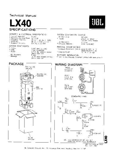 JBL hfe   lx40 technical manual en  JBL Audio LX40 hfe_jbl_lx40_technical_manual_en.pdf