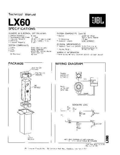 JBL hfe   lx60 technical manual en  JBL Audio LX60 hfe_jbl_lx60_technical_manual_en.pdf