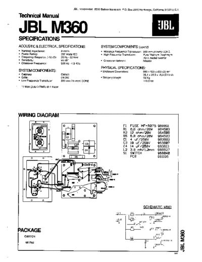 JBL jbl m360  JBL Audio M360 jbl_m360.pdf