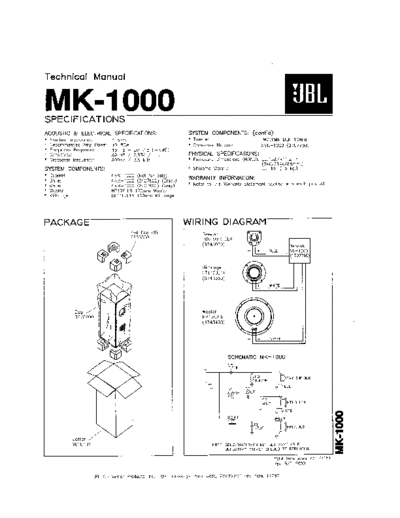 JBL hfe jbl mk1000 techincal en  JBL Audio MK1000 hfe_jbl_mk1000_techincal_en.pdf