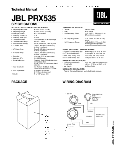 JBL PRX535  JBL Audio PRX-535 PRX535.pdf