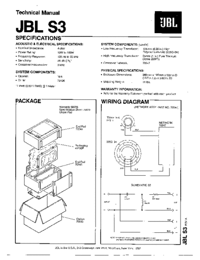 JBL hfe jbl s3 technical manual en  JBL Audio S3 hfe_jbl_s3_technical_manual_en.pdf