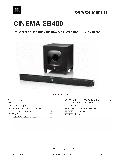 JBL jbl cinema sb400  JBL Audio SB400 jbl_cinema_sb400.pdf