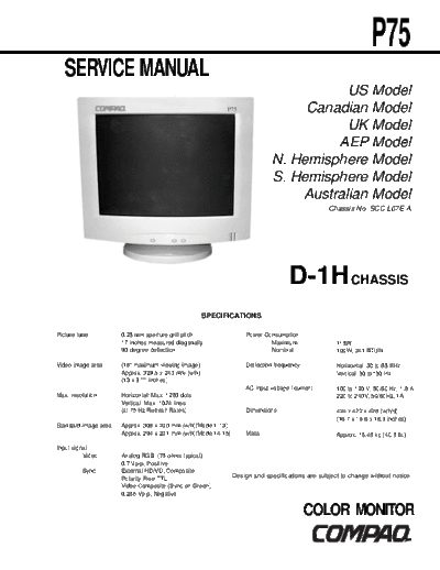 COMPAQ p75 compaq 244  COMPAQ Monitor p75_compaq_244.pdf