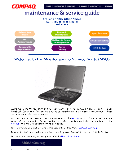 COMPAQ 1800XL280-390  COMPAQ Note book 1800XL280-390.pdf