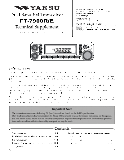 YAESU FT-7900R SM  YAESU FT-7900R_SM.pdf