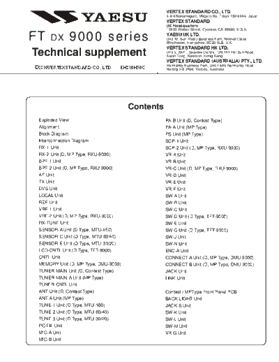 YAESU FTDX9000 SM  YAESU FTDX9000_SM.pdf