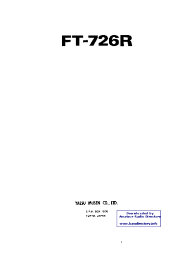 YAESU FT726R  YAESU FT726R.pdf