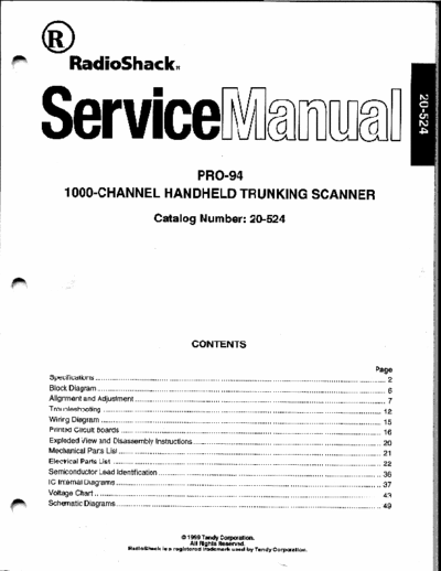 RADIOSHACK radioshack pro-94  RADIOSHACK radioshack_pro-94.pdf