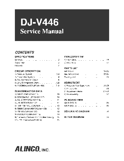 ALINCO DJV446SM  ALINCO DJV446SM .pdf