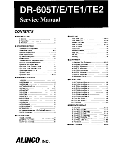 ALINCO DR-605 SM  ALINCO DR-605_SM.pdf