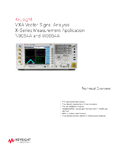 Agilent 5990-5918EN N9064A & W9064A VXA Vector Signal Analysis Measurement Application - Technical Overview   Agilent 5990-5918EN N9064A & W9064A VXA Vector Signal Analysis Measurement Application - Technical Overview c20140924 [11].pdf