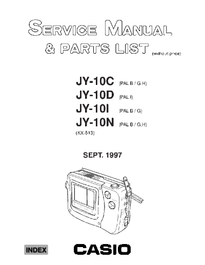 Casio CASIO JY10C LCD TV SM  Casio Pocket TV CASIO JY10C LCD TV SM.pdf