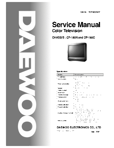 Daewoo CP-185N-C  Daewoo TV CP-185N-C.pdf