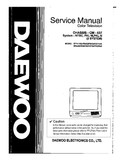 Daewoo cm-537 esm  Daewoo TV cm-537_esm.pdf