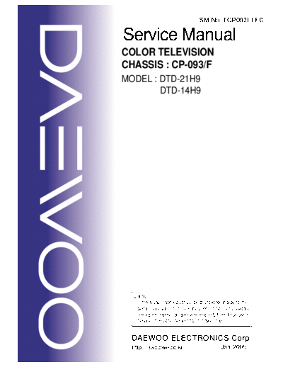 Daewoo cp093f  Daewoo TV cp093f.pdf