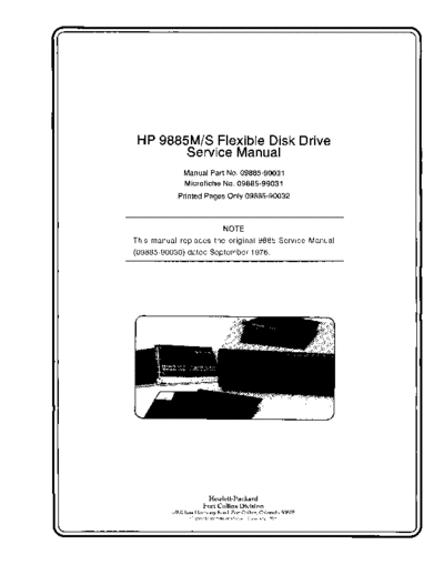 HP 09885-90031 Service Sep78  HP disc 09885-90031_Service_Sep78.pdf