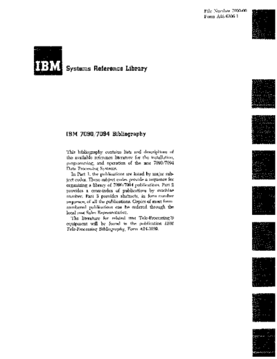 IBM A28-6306-1 7090 7090 Bilbliography Apr64  IBM 7090 A28-6306-1_7090_7090_Bilbliography_Apr64.pdf