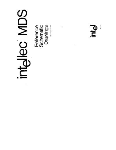 Intel 980147A intellecMDS schematic  Intel MDS 980147A_intellecMDS_schematic.pdf
