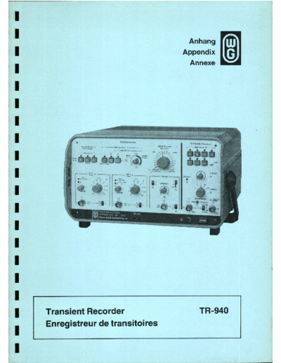 Wandel Golterman TR-940 Anhang  . Rare and Ancient Equipment Wandel Golterman TR-940 Anhang.pdf