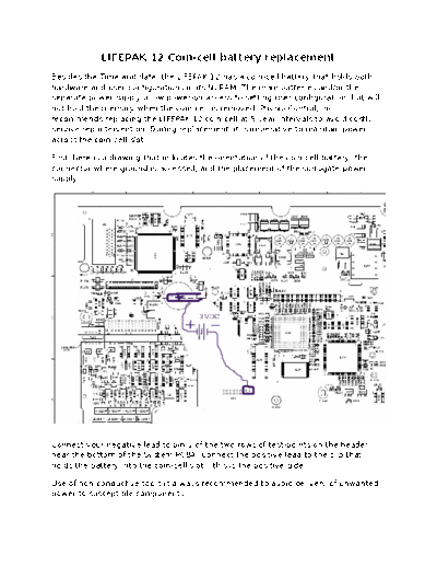 . Various Medtronic Lifepak 12 - Coin-cell battery replacement  . Various Defibrillators and AEDs Medtronic Lifepak 12 - Coin-cell battery replacement.pdf