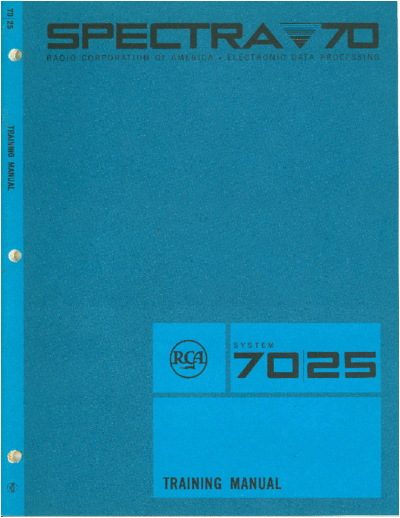 RCA 70-25-801 70 25 TrainingMan Jan65  RCA spectra70 model25 70-25-801_70_25_TrainingMan_Jan65.pdf